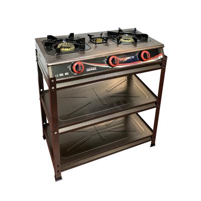 China Factory Direct Sale 3 Burner Table Top Gas Stove Household Gas Stove Table Rack for sale