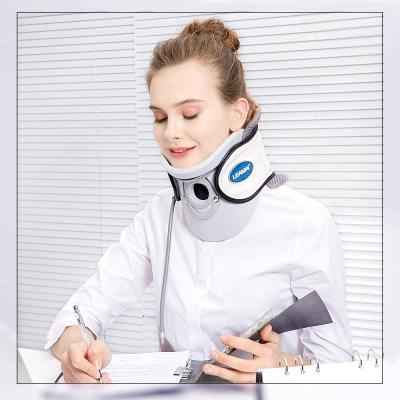 China HOT 2021 Adjustable PU STYLE Hospital Neck Brace Cervical Collar FOR MEN and WOMEN, available in three colors, OEM is OK for sale