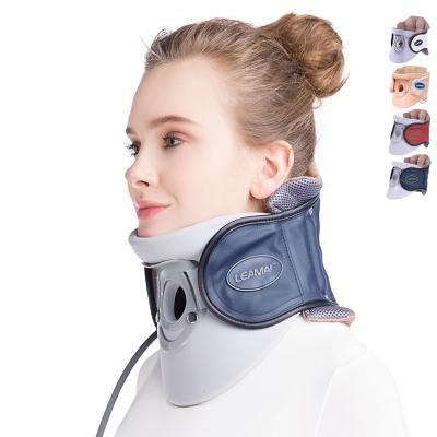 China Reduce pain 2021 HOT STYLE medical soft inflatable neck support brace FOR MEN and WOMEN, available in three colors, OEM is OK for sale