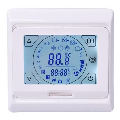 China E91.716 Touch Screen Traditional Floor Heating Programmable Thermostat for sale