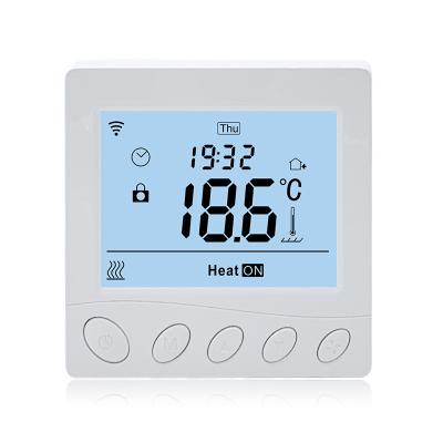 China WIFI TUYA Smart Digital Room Thermostat Traditional Underfloor Heating Thermostat for sale