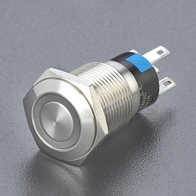 China CE Certificate 36 Volt 16mm Led Latch Push Button Switch On Switch LA16F-11E Waterproof for sale