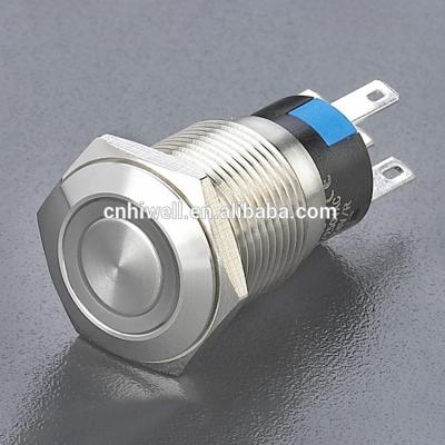 China Stainless / Brass (Chrome Plated IP67 Waterproof Stainless Steel Push Button Switch for sale