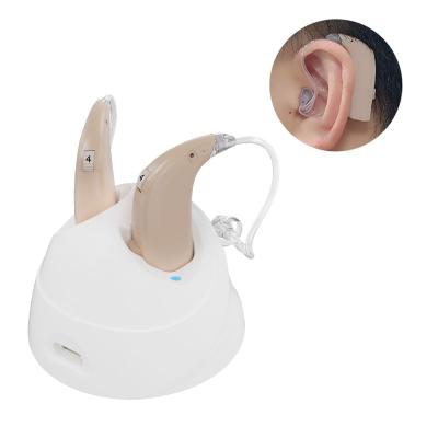 China Digital Rechargeable bluetooth ELHearing Hearing Aid For Deafness Healthy Amplifier Elder Health Care Behind The Ear Hearing Aid for sale