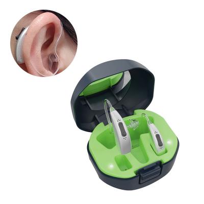 China ELHearing Digital Rechargeable bluetooth Mini Rechargeable Hearing Aid In Ear Case Portable Charging Hearing Aid with bluetooth connect for sale