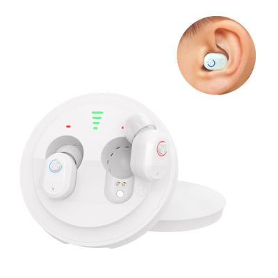 China Charging Case With Power Bank ELHearing Ear Hearing Aids Amplifier Mini Rechargeable Hearing Aids Production For Deafness for sale