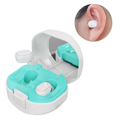 China ELHearing Amazon 16 Channel Rechargeable Digital bluetooth Top Frontier Hearing Aid To In-Ear TWS Sound Amplifier Charging Hearing Aid for sale