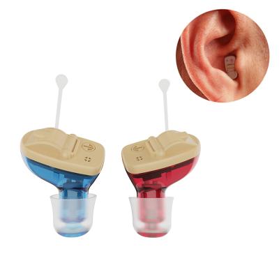 China ELHearing CIC Portable Amplifier Mini Hearing Aid Ear Sound Adjustable Hearing Amplifier for Deaf Older 10A for sale