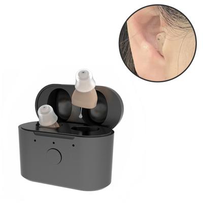 China Charging Case with Type-C Interface ELHearing Voice Amplifier Personal Hearing Aids for Elderly Deaf Rechargeable Hearing Aid for sale