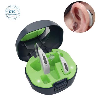 China Digital bluetooth Rechargeable ELHearing OTC Air-Conduction Behind The Ear Rechargeable Hearing Aids BTE Help Hear For Mild To Moderate Hearing Loss for sale