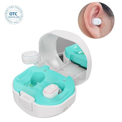 China ELHearing OTC Channel Noise Reduction Sound Amplifier Rechargeable Hearing Aid Aparelhos Auditivos Mini Invisible 4 Digital bluetooth for sale