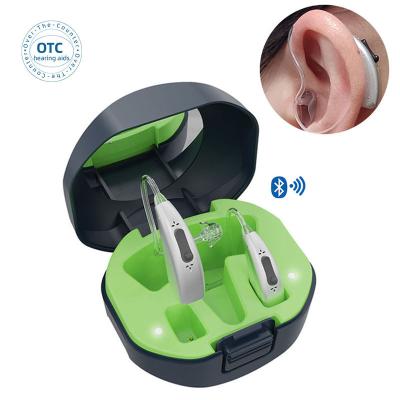 China ELHearing Rechargeable Earphone Digital bluetooth In-Ear Hearing Aid bluetooth Box Otc Rechargeable For Hearing Loss for sale