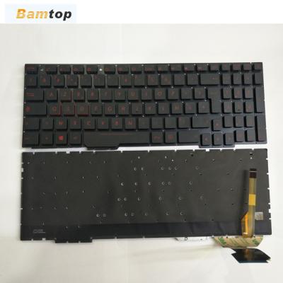 China Optical Laptop French Keyboard For Asus GL553 GL553VE ZX553VD FX553VD FR Red Backlit Keyboard for sale