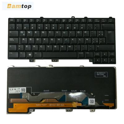 China Optical Laptop Spanish Keyboard for Dell Alienware 13 R2 with Backlit for sale