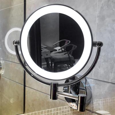 China 2020 Updated Version 10X 7X Lighted Mount Led Makeup Mirror for sale