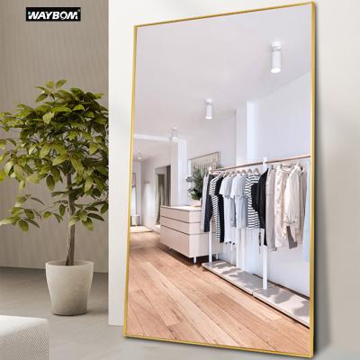 China High Quality Multi Size Classic Oversized Floor Mirror Best Price Vintage Color Boutique Full Body Mirror for sale