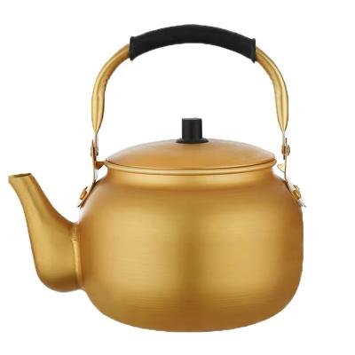 China 4.0L yellow aluminum tea kettle sustainable with good quality in Arabia country for sale