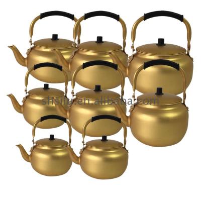 China Factory direct sale viable aluminum yellow kettle for home for sale