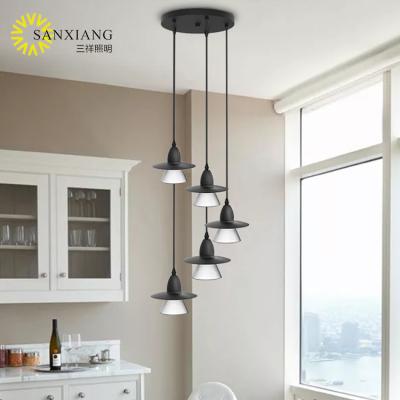 China China Modern Manufacturers Modern Pendant Lobby Lighting Glass Shade Hanging Modern Chandelier Pendant Light for sale