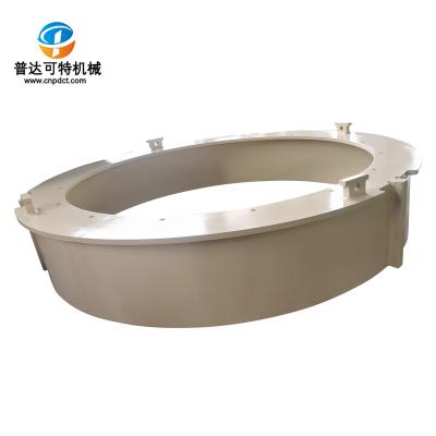 China Machinery Repair Shops The Mining Machine Spare Parts Cone Crusher Bowl Adjustment Cover for sale