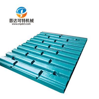 China Machinery Repairs Workshop Steel Casting Jaw Plates Tooth Ore Mining Machine Cone Crusher Stone Spare Parts for sale