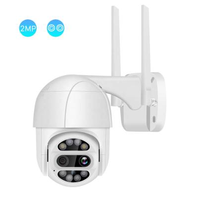 China BESDER NIGHT VISION Outdoor Dual Lens Wifi PTZ Surveillance Full HD 1080P Automotive Tracking Wireless Speed ​​Dome CCTV Security PTZ Camera for sale