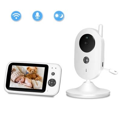 China Smart Wireless Video Music Player BESDER Baby Monitor With 3.5 Inch Color LCD Display for sale