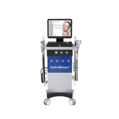 China Hot Sales Acne Treatment 14 in 1 Hydraulic Oxygen Microdermabrasion Machine Aqua Peeling Hydra Dermabrasion Facial Machine for sale