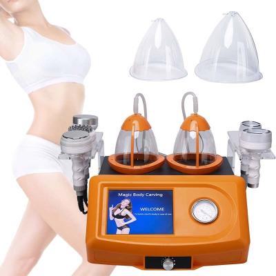 China Skin Tightening 80k Led Pressotherapy Cavitation Vacuum Suction Cups Pump Therapy Buttocks And Breast Enlargement Massager Lifting Machine for sale