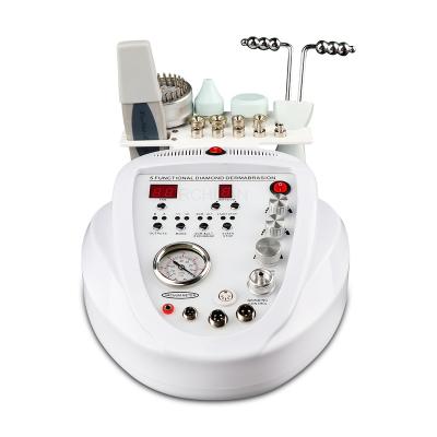 China Skin Tightening Microcurrent BIO Diamond Ultrasonic Dermabrasion Machine Removal Skin Scrubber Exfoliating Pore Remover for sale