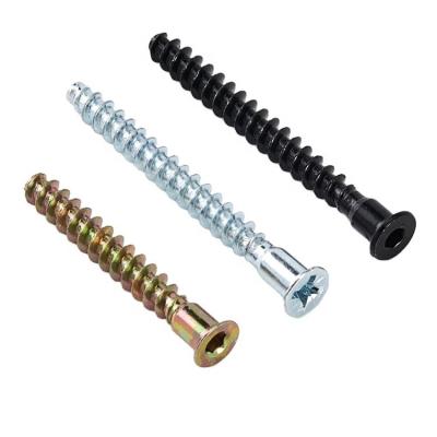 China Euro Connecting Screws Furniture Screws Flat Self Tapping Hexagonal Screw Cabinet for sale