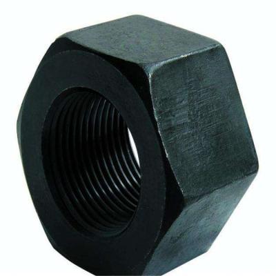 China High Quality Heavy Industry Black Galvanized Oxide HDG Hex Nut Grade 2H ASTM A194 Heavy Duty Hex Nut for sale