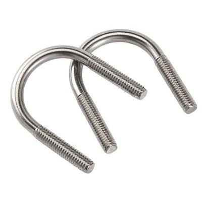 China Stainless Steel 316 Stainless Steel Flat Round Bending U Bolts for sale