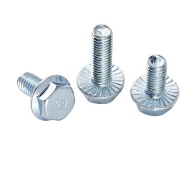 China Metric Stainless Steel Hex Flange Screws DIN6921 Zinc Hex Flange Bolt for sale