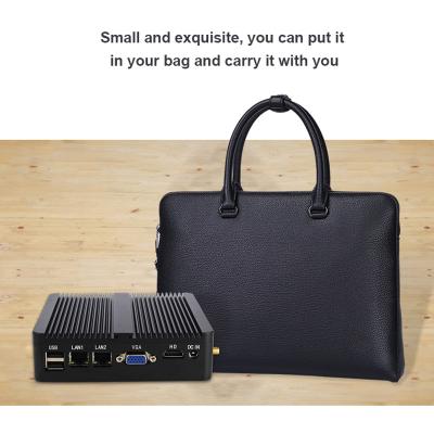 China Fanless J4125 Portable OEM Industrial Mini PC Small Pocket Intel Mini Pc Computer for sale