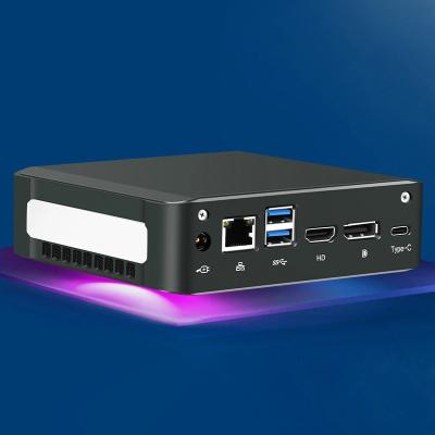 China 4K gab 8G/256GB Prozessor-Doppelanzeigen-Unterstützung SSD Mini Desktop Computer I7 aus zu verkaufen