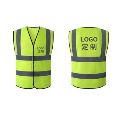 China ISO 20471 Class 2 Hi Vis High Viz Vest Yellow Comfortable Reflective Vest Safety Reflective Clothing for sale