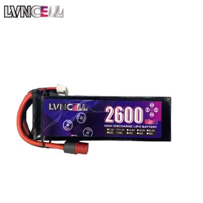 China Toys 3S 2600 mAh 11.1V Li-polymer Battery For Drones And Fixed Wings Drones for sale