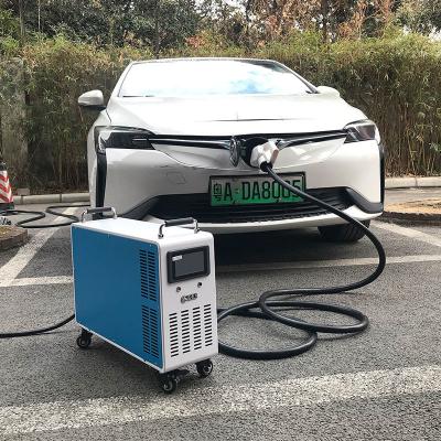 China OCPP JSON 1.6 CCS 60A 20KW DC Ev Charger Movable ev Fast Charger Ev Portable Charger Interface Standard CCS for sale