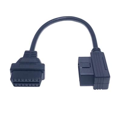 China AOTAI 16 Pin Auto Car OBD OBD-II Male to Female OBD Extension Cable Diagnostic Extender line Cable length 1m or customized for sale