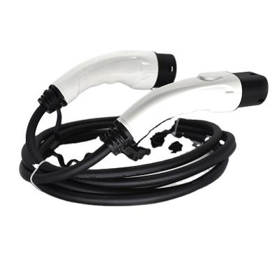 China Ev Charging Cables 32A Ev Charger Extension Cable 3phase 22KW Type2 Ev Cable for sale