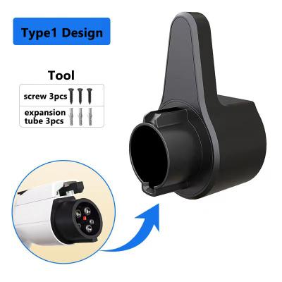 China Replace/Repair Purpose EV Charger Plug Holder for Electric Vehicles E-mingze Type1 Socket Cable Holder for sale