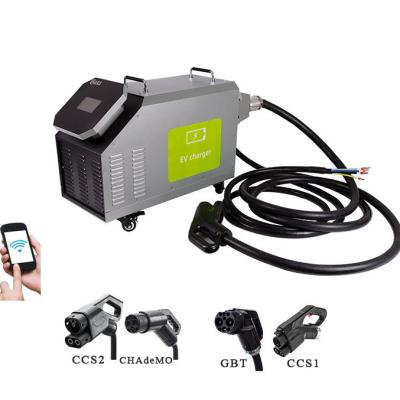 China Electric Car Charger CCS2 Chademo E-Auto Mobile DC Lader Ev Charger with CCS2 Interface Standard and DC Output Current for sale