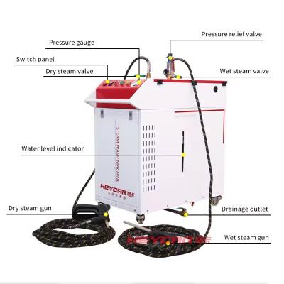 China Cold Water High Pressure Washer for 9000W Sofa Carpet Wet and Dry Industrial Dry Steam Cleaner Pressure Cleaning for sale