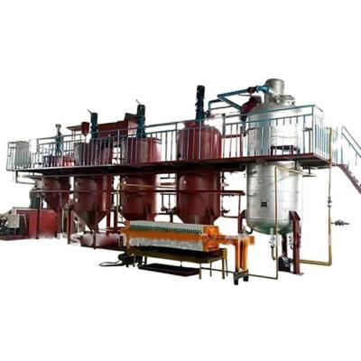 China 1-10 Ton Sunflower Coconut Oil Processing Machine for Palm Kernel Crude Oil Refining Deodorization Function Depend Capacity for sale