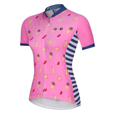 China Cycling Sport Wea NUCKILY Tank Top Bicycle Cycling Clothing Women Summer Short Sleeve Breathable Road Riding Shirt for sale