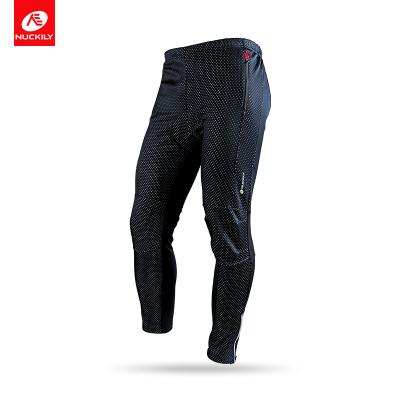 China Nuckily Sport Wear Mountain Bike Anti-UV Riding Clothes Thermal Padded Cycling Long Pants Cycling Winter Anti-Pilling Tights for sale