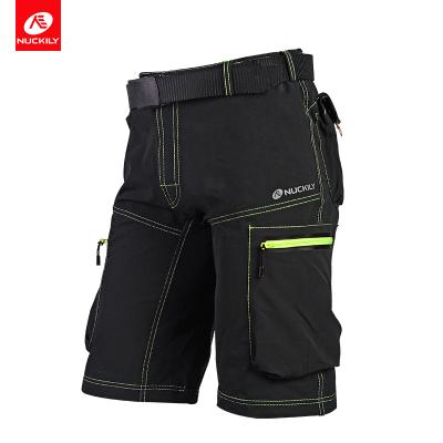 China NUCKILY Antibacterial Summer MTB Shorts Sports Bike Riding Short Pants Leisure Apparel Cycling Sample For Men for sale