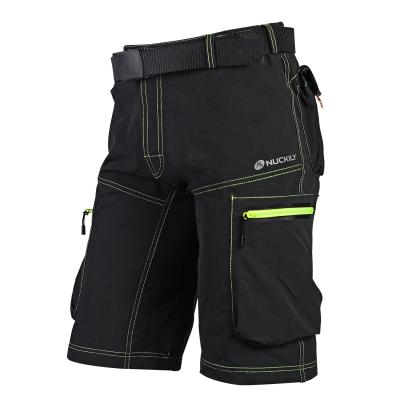 China NUCKILY Summer Antibacterial MTB Cycling Shorts Mens Sports Bike Riding Short Pants Leisure Trail No Shorts Cycling Clothing for sale