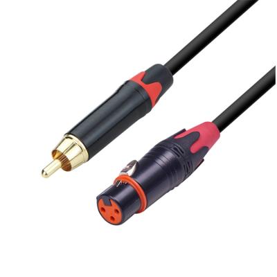 China Wholesale golden rca music instrumentation cable jinsanhu CE Rohs COMPUTER xlr microphone female connector high quality for sale